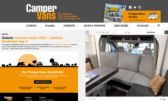 CamperVans News Caravan Salon 2022